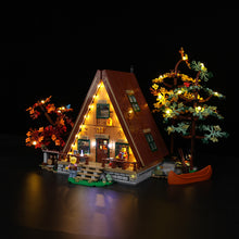 Load image into Gallery viewer, Lego A-Frame Cabin 21338 Light Kit - BrickFans