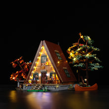 Load image into Gallery viewer, Lego A-Frame Cabin 21338 Light Kit - BrickFans