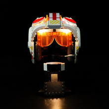 Load image into Gallery viewer, Lego Luke Skywalker Helmet 75327 Light Kit - BrickFans