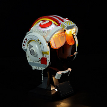 Load image into Gallery viewer, Lego Luke Skywalker Helmet 75327 Light Kit - BrickFans
