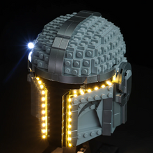 Load image into Gallery viewer, Lego The Mandalorian Helmet 75328 Light Kit - BrickFans