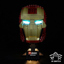 Load image into Gallery viewer, Lego Iron Man Helmet 76165 light kit - BrickFans