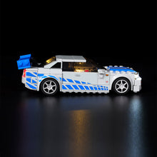 Load image into Gallery viewer, Lego 2 Fast 2 Furious Nissan Skyline GT-R 76917 Light Kit - BrickFans