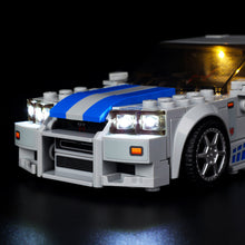 Load image into Gallery viewer, Lego 2 Fast 2 Furious Nissan Skyline GT-R 76917 Light Kit - BrickFans