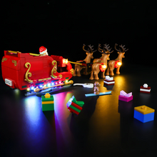 Load image into Gallery viewer, Lego Santa's Sleigh 40499 Light Kit - BrickFans