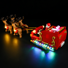 Load image into Gallery viewer, Lego Santa's Sleigh 40499 Light Kit - BrickFans