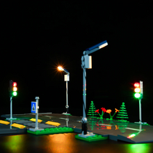 Load image into Gallery viewer, Lego Road Plates 60304 light kit - BrickFans
