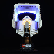 Load image into Gallery viewer, Lego Scout Trooper Helmet 75305 Light Kit - BrickFans