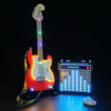 Load image into Gallery viewer, Lego Fender Stratocaster 21329 Light Kit - BrickFans