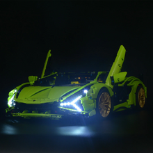 Load image into Gallery viewer, Lego Lamborghini Sián FKP 37 42115 Light Kit - BrickFans