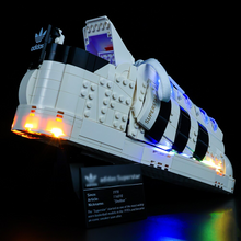 Load image into Gallery viewer, Lego Adidas Originals Superstar 10282 Light Kit - BrickFans