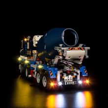 Load image into Gallery viewer, Lego Concrete Mixer Truck 42112 Light Kit - BrickFans