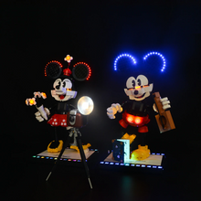 Load image into Gallery viewer, Lego Mickey Mouse & Minnie Mouse Buildable Characters 43179 light kit - BrickFans