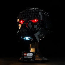 Load image into Gallery viewer, Lego Dark Trooper Helmet 75343 Light Kit - BrickFans

