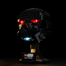 Load image into Gallery viewer, Lego Dark Trooper Helmet 75343 Light Kit - BrickFans