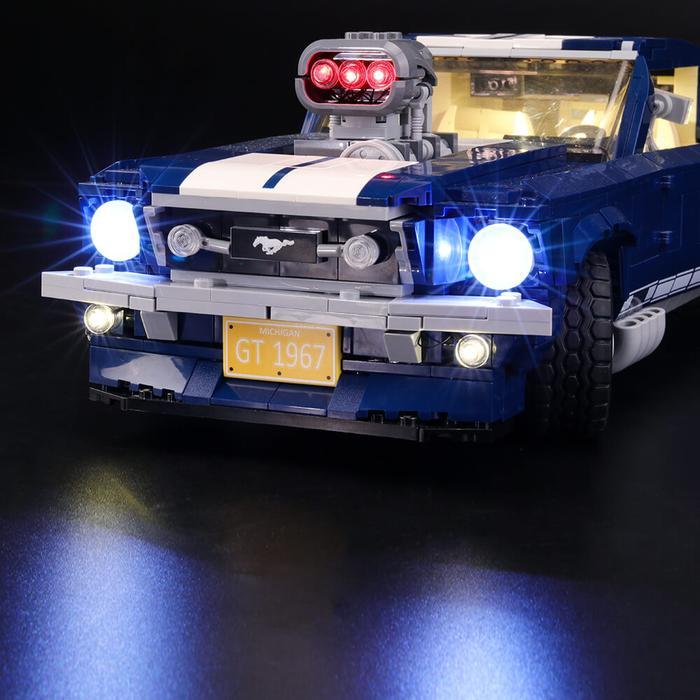 Lego ford mustang light best sale kit instructions