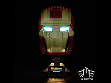 Load and play video in Gallery viewer, Lego Iron Man Helmet 76165 light kit