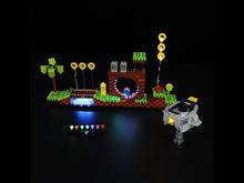 Load and play video in Gallery viewer, Lego Sonic the Hedgehog – Green Hill Zone 21331 Light Kit