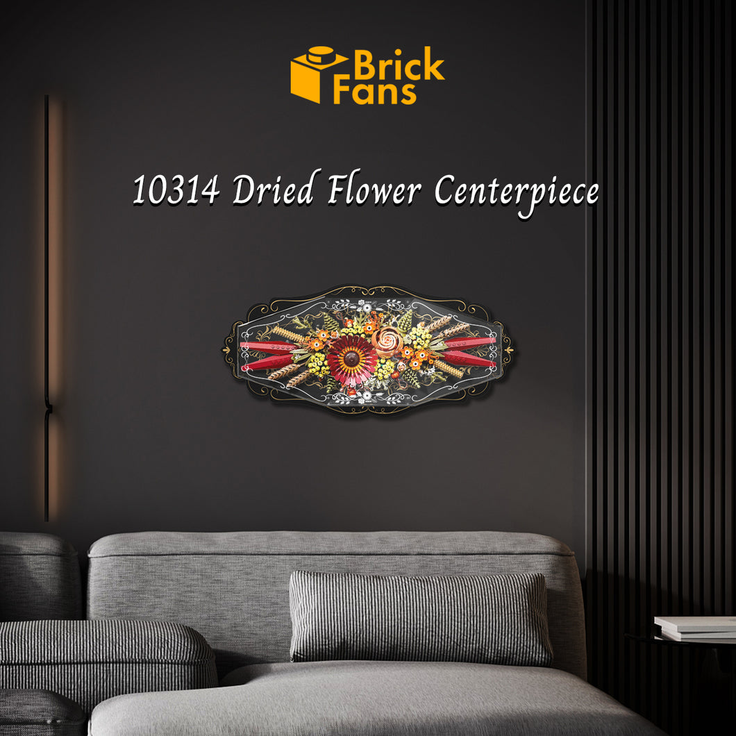 Lego 10314 Dried Flower Centerpiece Display Case