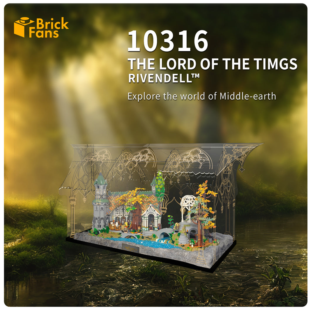 Lego The Lord of the Rings: Rivendell 10316 Display Case