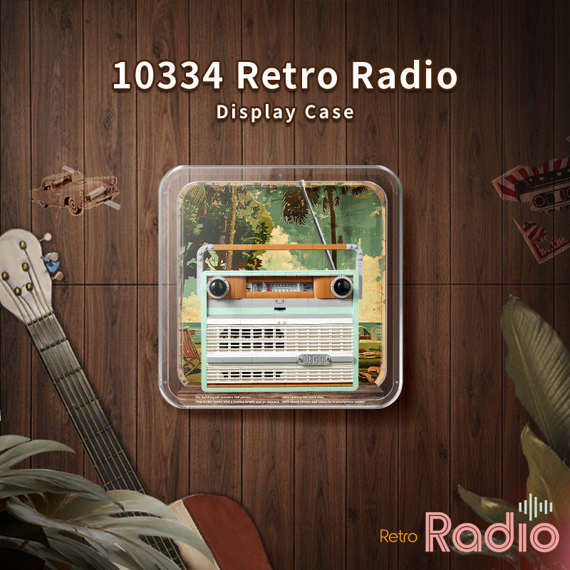 Lego 10334 Retro Radio Display Case