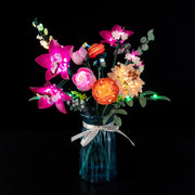 Lego Pretty Pink Flower Bouquet 10342 Light Kit - BrickFans