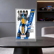 Lego 10353 Williams Racing FW14B & Nigel Mansell Wall-Mountable Display Case - BrickFans