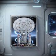 BrickFans Premium Wall-Mountable Acrylic Display Case for LEGO® 10356 Star Trek U.S.S. Enterprise NCC-1701-D - BrickFans
