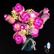 Lego Bouquet of Pink Roses 10374 Light Kit - BrickFans