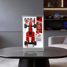 Load image into Gallery viewer, Lego 11375 Ferrari F2004 &amp; Michael Schumacher Wall-Mountable Display Case
