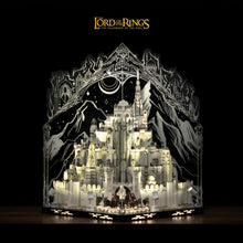 Load image into Gallery viewer, Premium Illuminated Gothic Display Case for LEGO® The Lord of the Rings: Minas Tirith 11377
