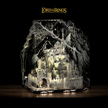 Load image into Gallery viewer, Premium Illuminated Gothic Display Case for LEGO® The Lord of the Rings: Minas Tirith 11377

