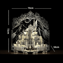Load image into Gallery viewer, Premium Illuminated Gothic Display Case for LEGO® The Lord of the Rings: Minas Tirith 11377
