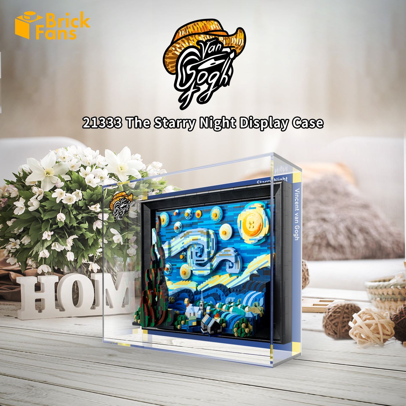 Lego 21333 Vincent van Gogh - The Starry Night Display Case | BrickFans