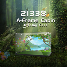 Load image into Gallery viewer, Lego 21338 A-Frame Cabin Display Case
