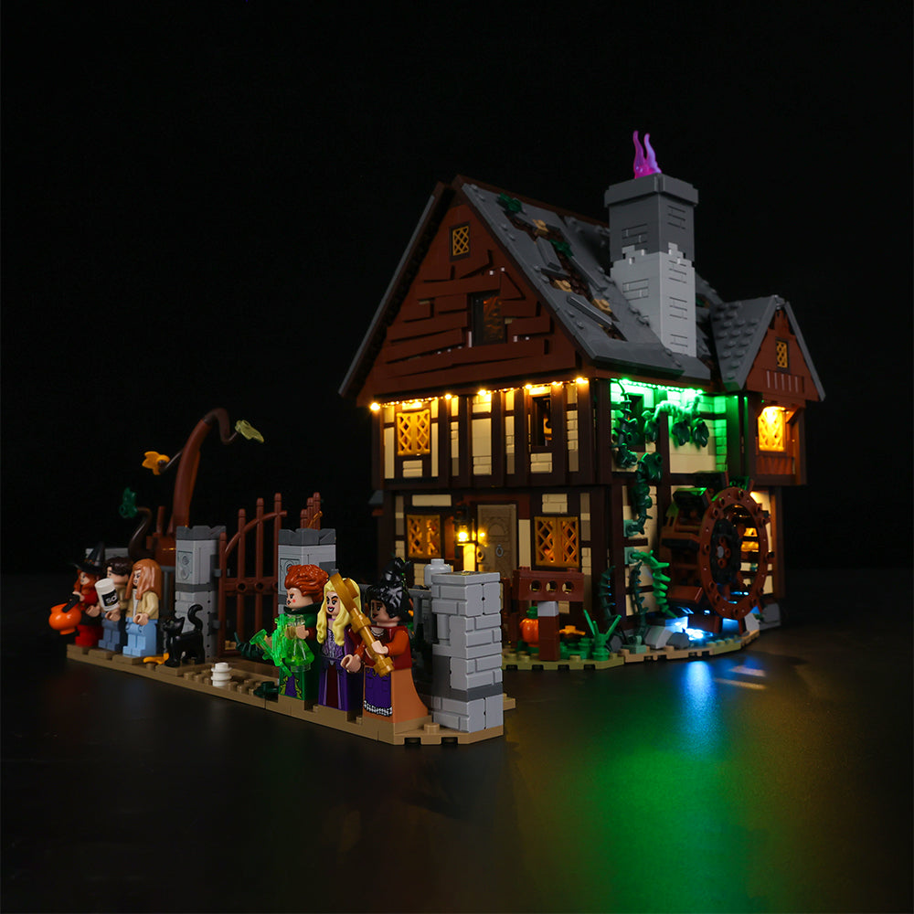 Lego Disney Hocus Pocus: The Sanderson Sisters' Cottage 21341 Light Kit