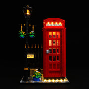 Lego Red London Telephone Box 21347 Light Kit - BrickFans