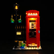 Load image into Gallery viewer, Lego Red London Telephone Box 21347 Light Kit
