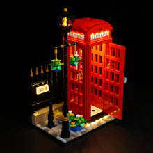 Load image into Gallery viewer, Lego Red London Telephone Box 21347 Light Kit
