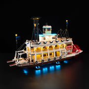 Lego River Steamboat 21356 Light Kit - BrickFans