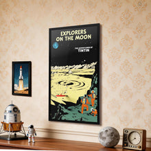 Load image into Gallery viewer, Lego 21367 Tintin Moon Rocket Limited Edition Framed Display
