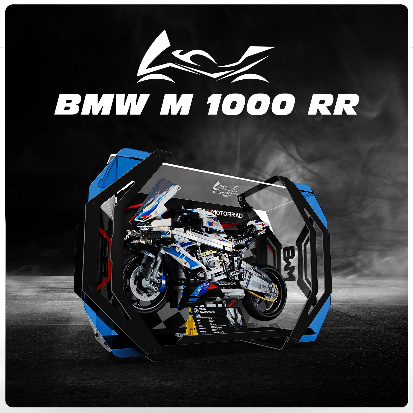 Lego 42130 BMW M 1000 RR Display Case Deluxe Edition