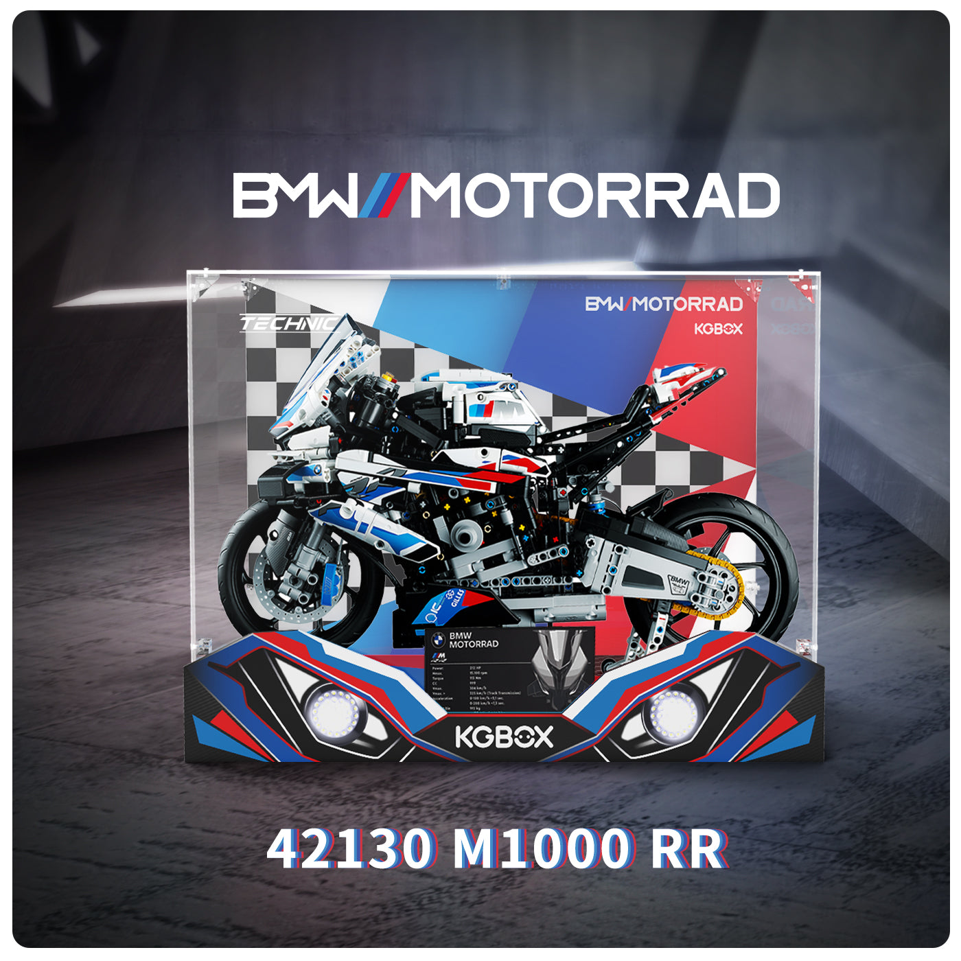 BMW M 1000 RR Display Case for LEGO 42130