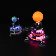 Lego Planet Earth and Moon in Orbit 42179 Light Kit - BrickFans