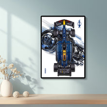 Load image into Gallery viewer, Lego 42206 Oracle Red Bull Racing RB20 F1 Car Display Wallboard
