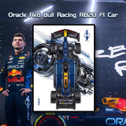 Lego 42206 Oracle Red Bull Racing RB20 F1 Car Display Wallboard - BrickFans