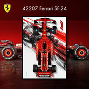 Lego 42207 Ferrari SF-24 F1 Car Display Wallboard - BrickFans