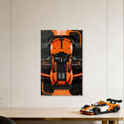 BrickFans Premium Acrylic Display Panel for LEGO® 42222 Bugatti Chiron Pur Sport Hypercar - BrickFans