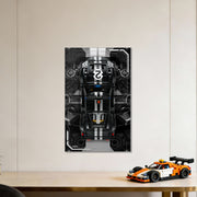 BrickFans Premium Acrylic Display Panel for LEGO® 42223 Ford GT40 MKII Race Car - BrickFans
