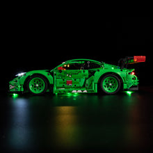 Load image into Gallery viewer, Lego Porsche 911 GT3 R REXY AO Racing Car 42224 Light Kit - BrickFans
